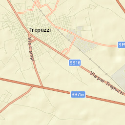 Trepuzzi Street Map