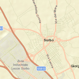 Surbo Street Map