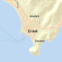 Erdek Street Map