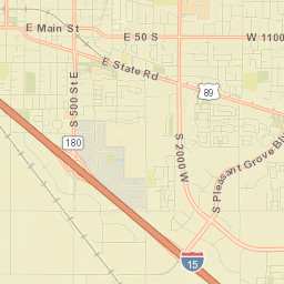 101-135 U.S. 89 American Fork UT Street Map