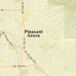 Pleasant Grove Street Map