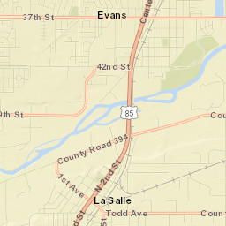 La Salle Street Map