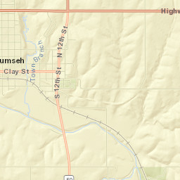 Tecumseh Street Map
