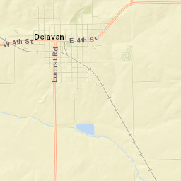 Delavan Street Map