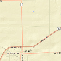 Redkey Street Map