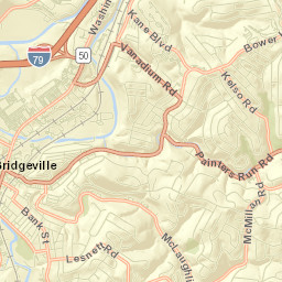 Bridgeville Street Map