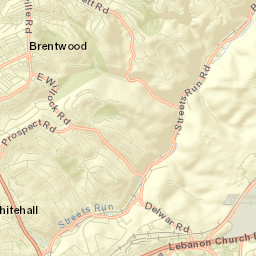 Brentwood Street Map