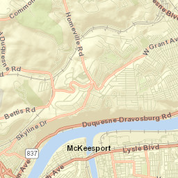 West Mifflin Street Map