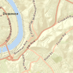 North Versailles Street Map