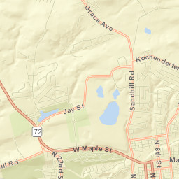 Lebanon County Street Map