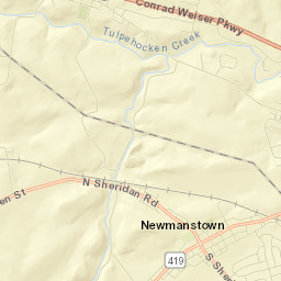 Newmanstown Street Map