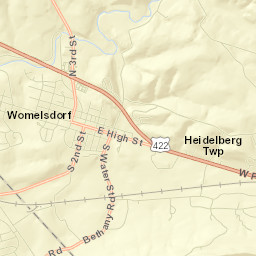 Womelsdorf Street Map