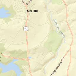 Red Hill Street Map
