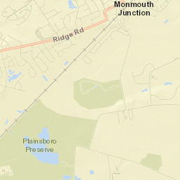 Monmouth Junction Street Map