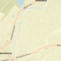 Helmetta Street Map