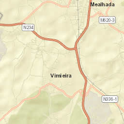 Mealhada Street Map