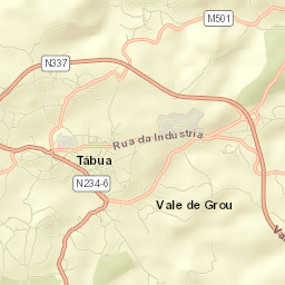 Tábua Street Map