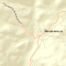 Navarrevisca Street Map