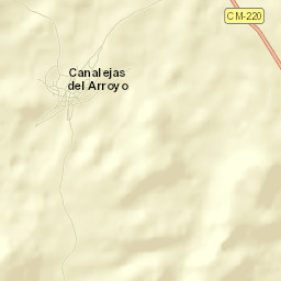 Canalejas del Arroyo Street Map