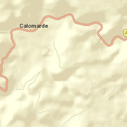 Calomarde Street Map