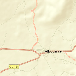 Albocàsser Street Map