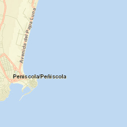 Peníscola Street Map