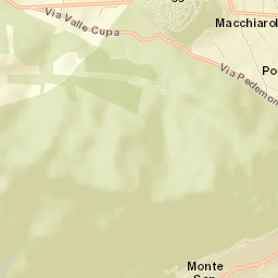 Teggiano-Macchiaroli Street Map
