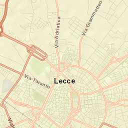 Lecce Street Map