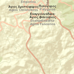 Polýgyros Street Map
