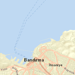 Bandırma Street Map