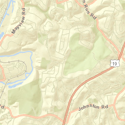 Upper Saint Clair Street Map