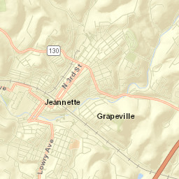 Jeannette Street Map