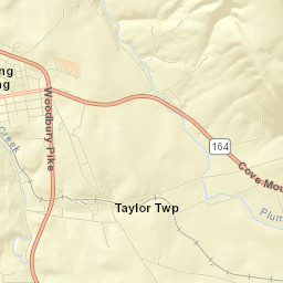 Roaring Spring Street Map