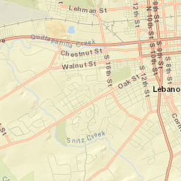 Pleasant Hill Street Map