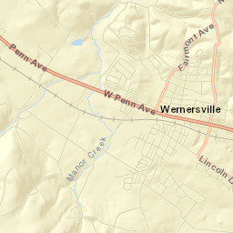 Wernersville Street Map
