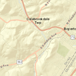 Boyertown Street Map