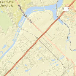 Princeton Junction Street Map