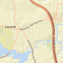 Lincroft Street Map