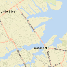 Oceanport Street Map