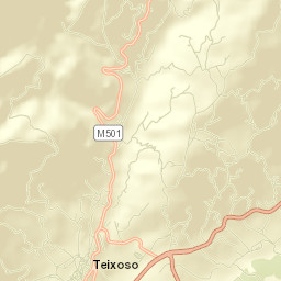Teixoso Street Map