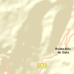 Robledillo de Gata Street Map