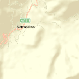 Serranillos Street Map