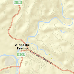 Aldea del Fresno Street Map
