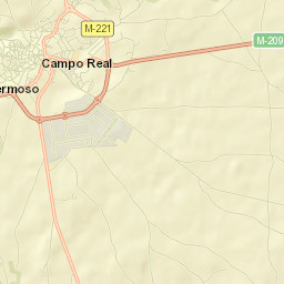 Campo Real Street Map
