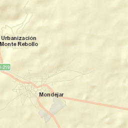 Mondéjar Street Map