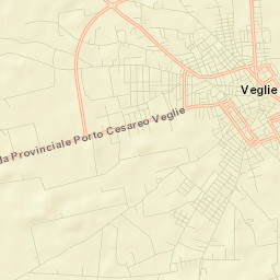 Veglie Street Map