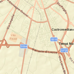Castromediano Street Map