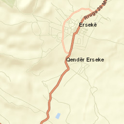 Ersekë Street Map