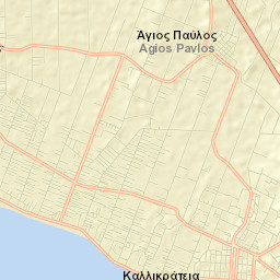 Néa Kallikráteia Street Map