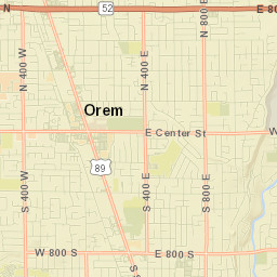 Orem Street Map